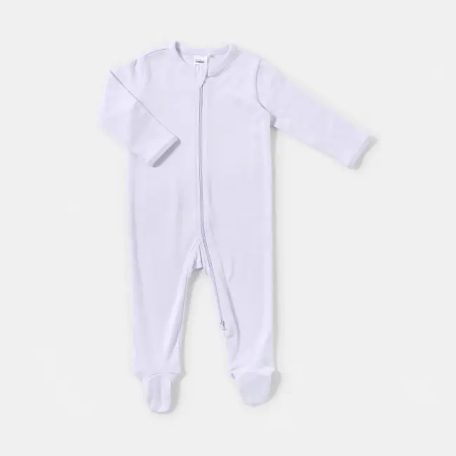 3 Pack Baby Coveralls - 100% Cotton -0-3 Months