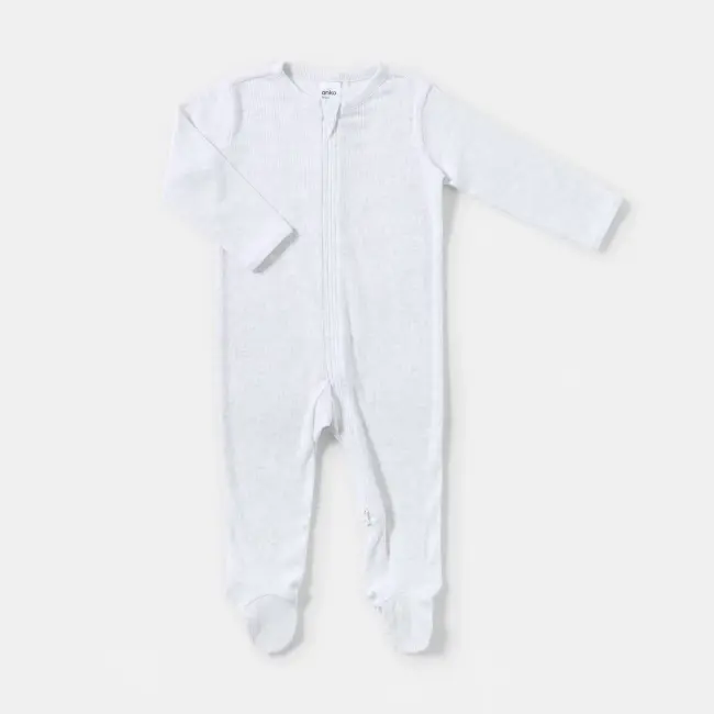 3 Pack Baby Coveralls - 100% Cotton -0-3 Months
