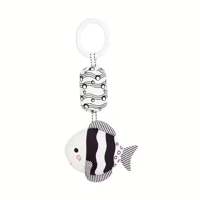 Black & White Ocean Wind Chime Toy for Newborns
