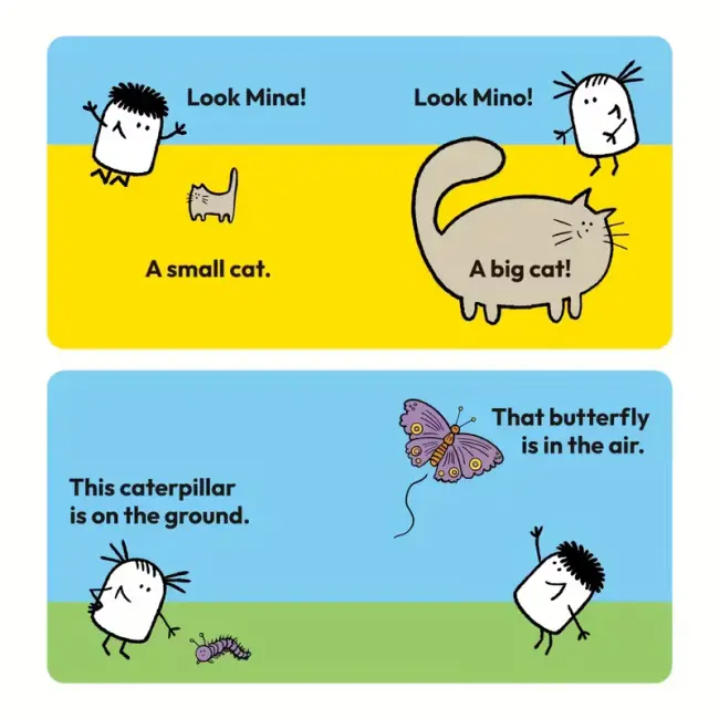Let’s Discover Opposites with Mina & Mino – Preschool Learning Storybook