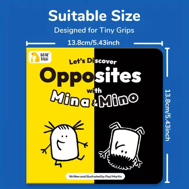 Let’s Discover Opposites with Mina & Mino – Preschool Learning Storybook