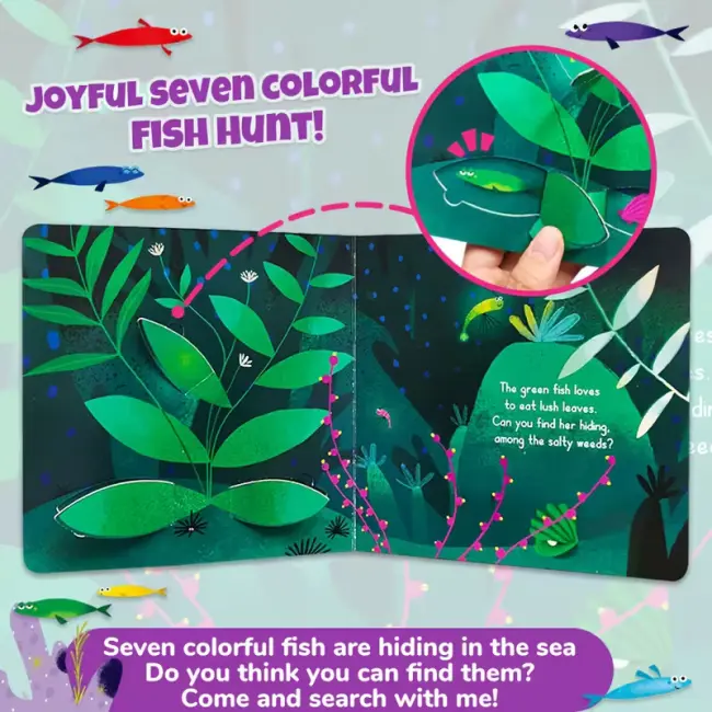 Lift-the-Flap Ocean Adventure Book for Kids (Ages 0–3)