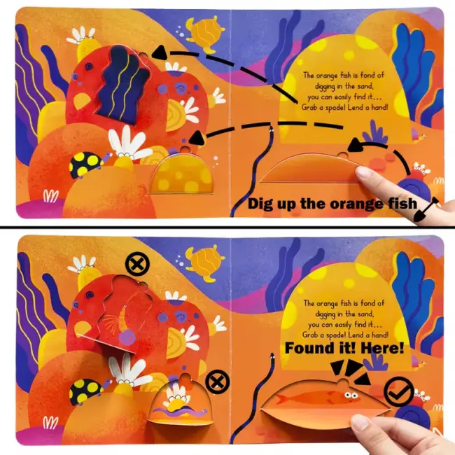 Lift-the-Flap Ocean Adventure Book for Kids (Ages 0–3)