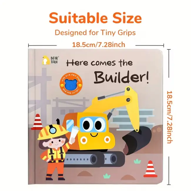 Interactive Lift-the-Flap Engineering Vehicles Board Book