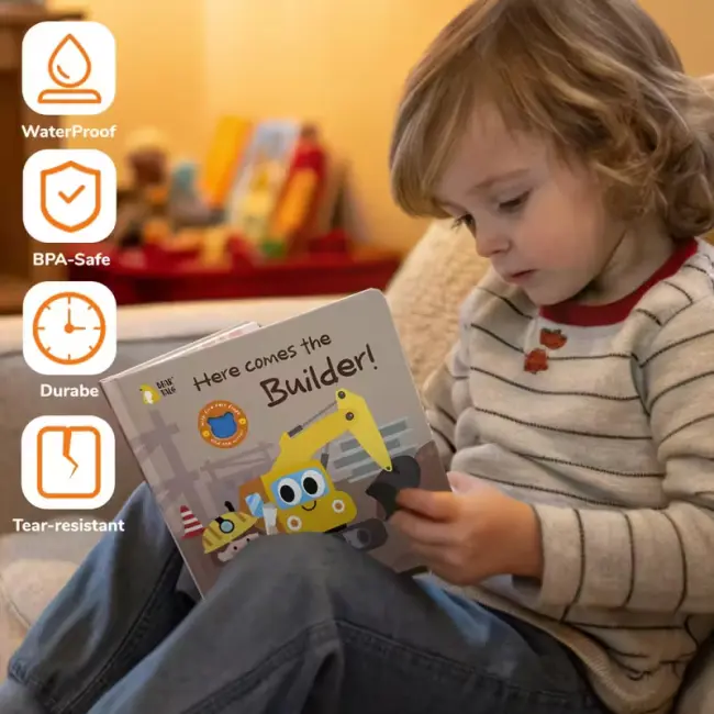 Interactive Lift-the-Flap Engineering Vehicles Board Book