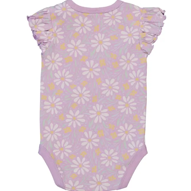 Baby Frill Sleeve Bodysuit – Light Purple