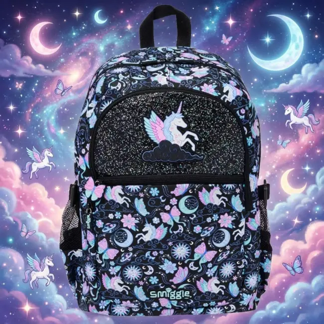 Smiggle Schoolbag- Sun and Moon