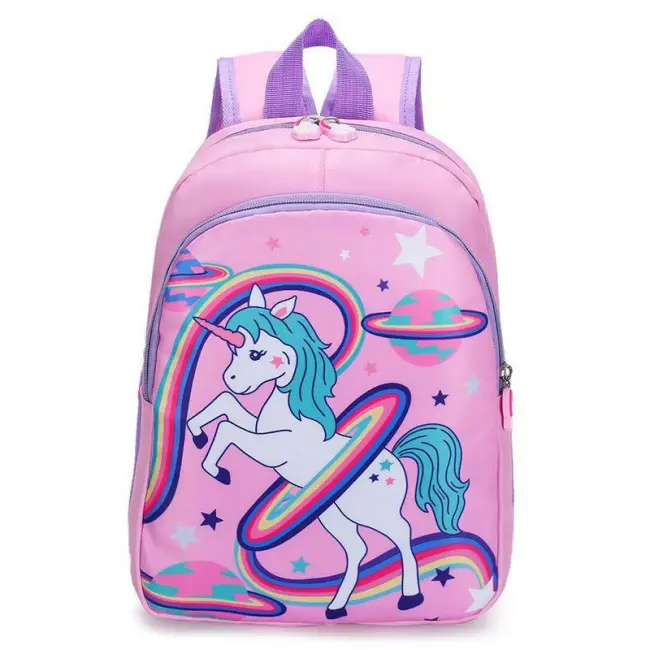 Kindergarten Cute School Bag - Pink/Purple/RoseRed
