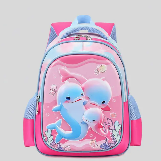 Kindergarten School Backpack Bag - Dolphin, Astronaut, Dinosaur, Mermaid