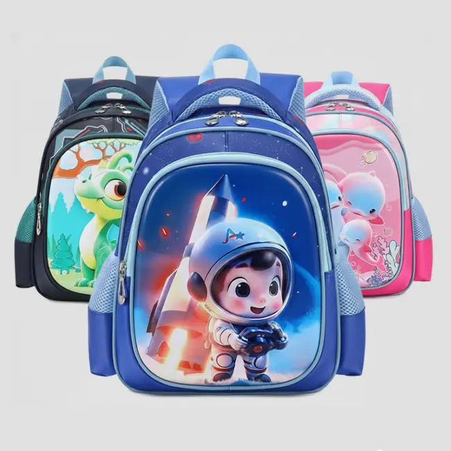 Kindergarten School Backpack Bag - Dolphin, Astronaut, Dinosaur, Mermaid