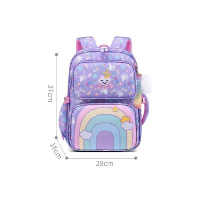 Girls’ School Backpack – Purple -Size (M)