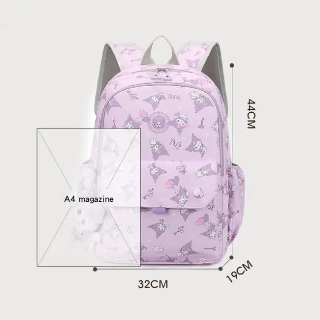 Merlot Kuromi Student Backpack