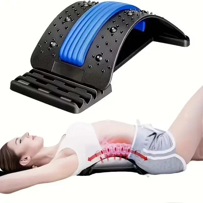 3-Level Adjustable Back Stretcher & Posture Corrector