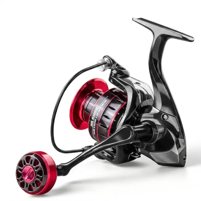 Flying Heron HK7000 Metal Spinning Reel – Long-Distance Sea Fishing Wheel