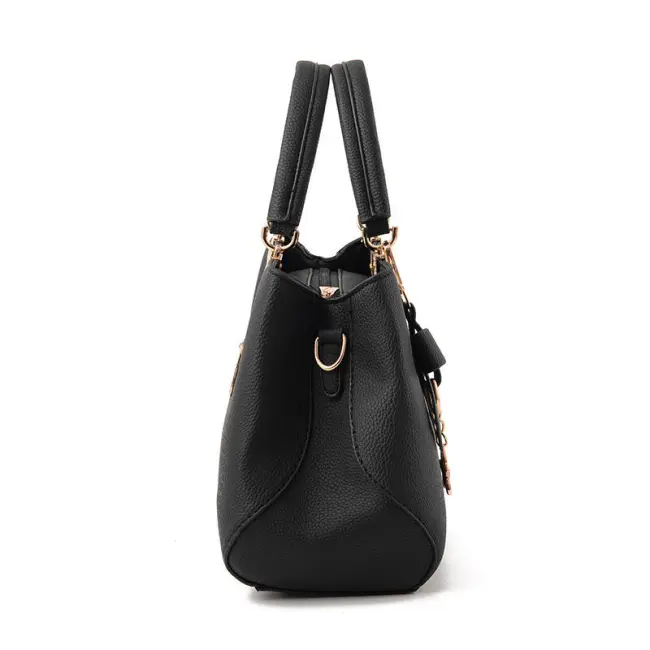 Women’s Leather Bow Shoulder & Crossbody Bag – Portable Clasic Handbag