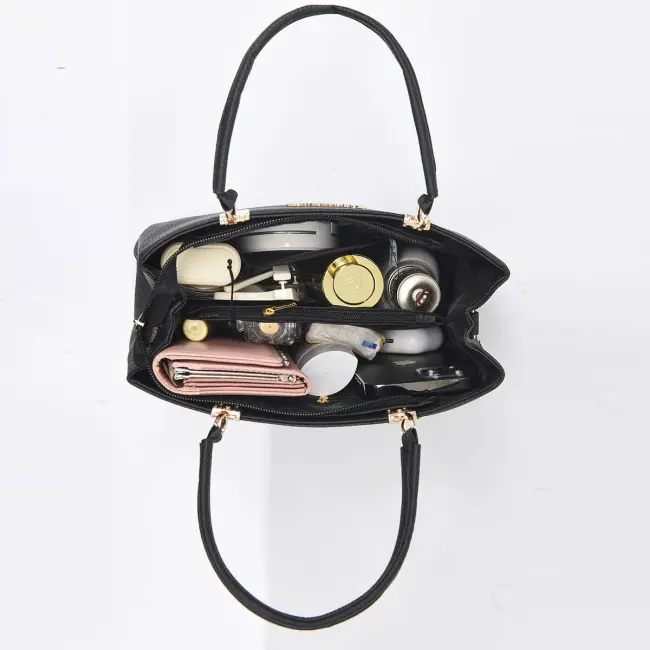 Women’s Leather Bow Shoulder & Crossbody Bag – Portable Clasic Handbag