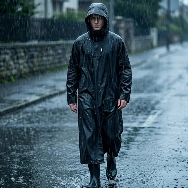 Full Body Rainstorm Protection Riding Poncho Raincoat (Fit for All 150-180cm)