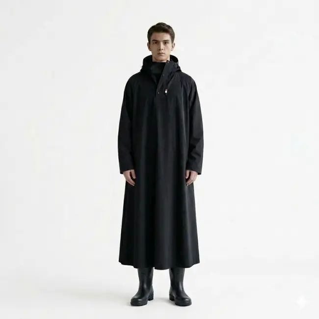 Full Body Rainstorm Protection Riding Poncho Raincoat (Fit for All 150-180cm)
