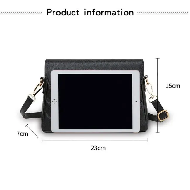 Korean-Style Rhombic Mini Shoulder & Crossbody Phone Bag