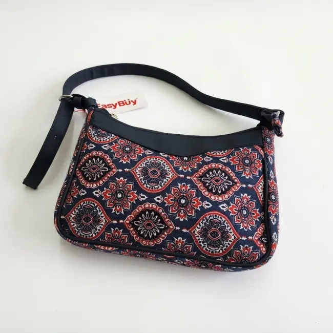 Floral Pattern Crossbody Bag