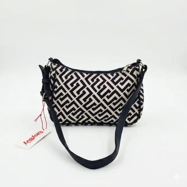 Geometric Pattern Shoulder Bag