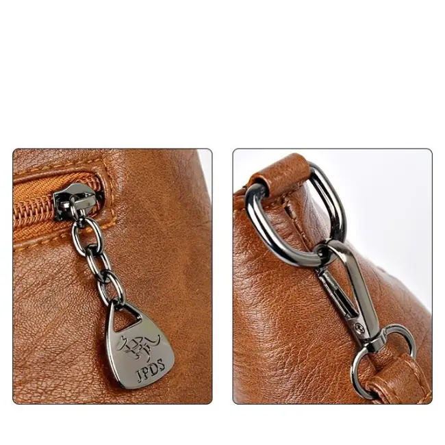 Casual Women's Bucket Bag – Fashion Splicing Wide Strap Shoulder & Crossbody Bag
