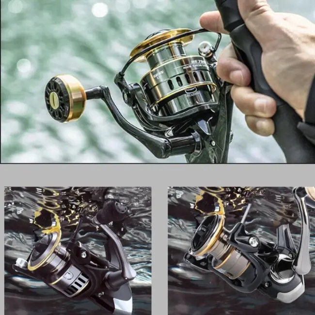 HE7000 Long-Distance Spinning Reel – All-Metal Lure, Imitation & Micro-Object Fishing Reel for Raft and Shore Fishing
