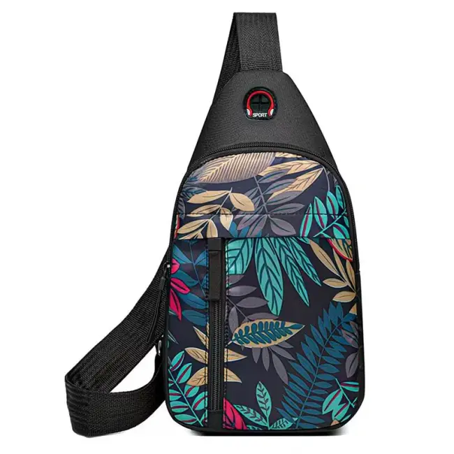 Printed Casual Chest Shoulder Crossbody Bag