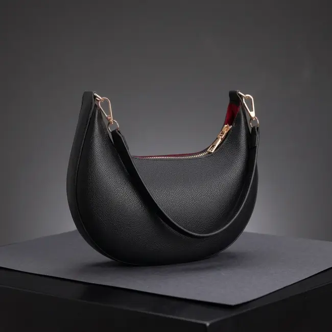 Korean Women's Crescent Moon Shoulder Bag