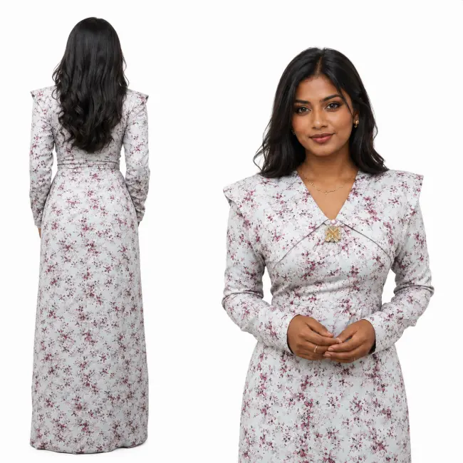 Dhigu Hedhun Fothi – Traditional Maldivian Women's Dress Material
