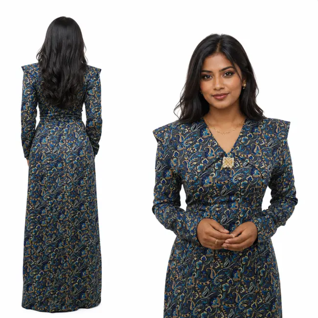 Dhigu Hedhun Fothi – Traditional Maldivian Women's Dress Material