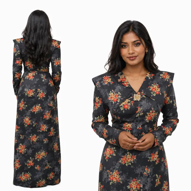 Dhigu Hedhun Fothi – Traditional Maldivian Women's Dress Material