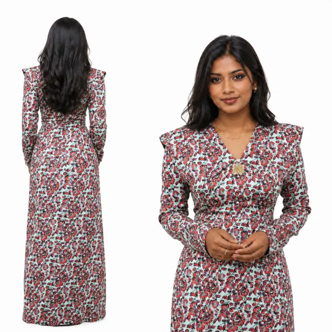 Dhigu Hedhun Fothi – Traditional Maldivian Women's Dress Material