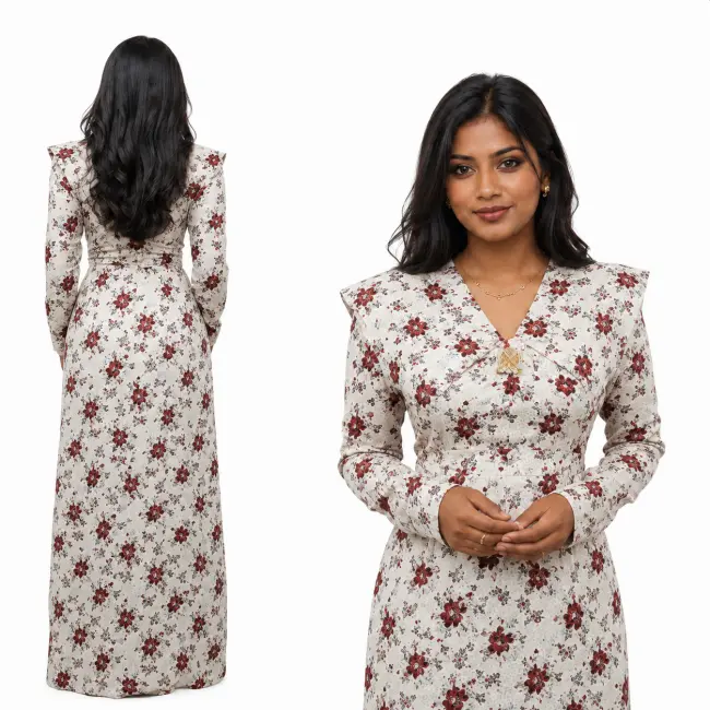 Dhigu Hedhun Fothi – Traditional Maldivian Women's Dress Material