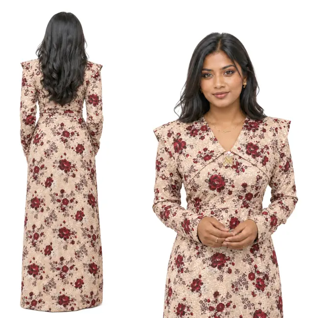 Dhigu Hedhun Fothi – Traditional Maldivian Women's Dress Material