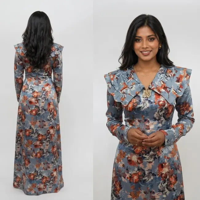 Dhigu Hedhun Fothi – Traditional Maldivian Women's Dress Material