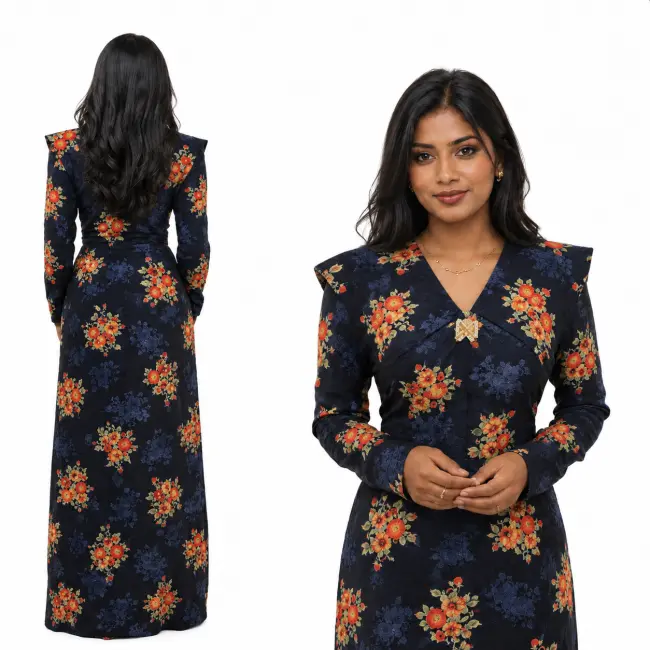 Dhigu Hedhun Fothi – Traditional Maldivian Women's Dress Material
