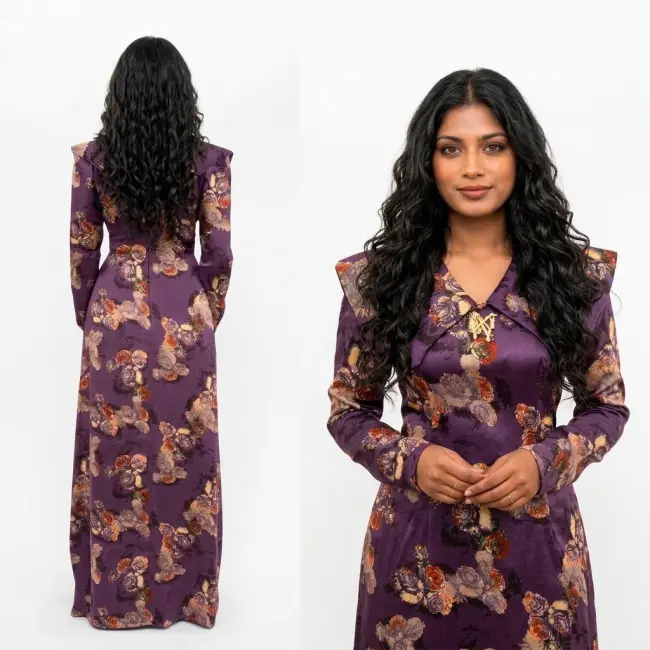 Dhigu Hedhun Fothi – Traditional Maldivian Women's Dress Material